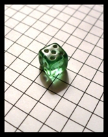 Dice : Dice - 6D - Tiny Teal Glass